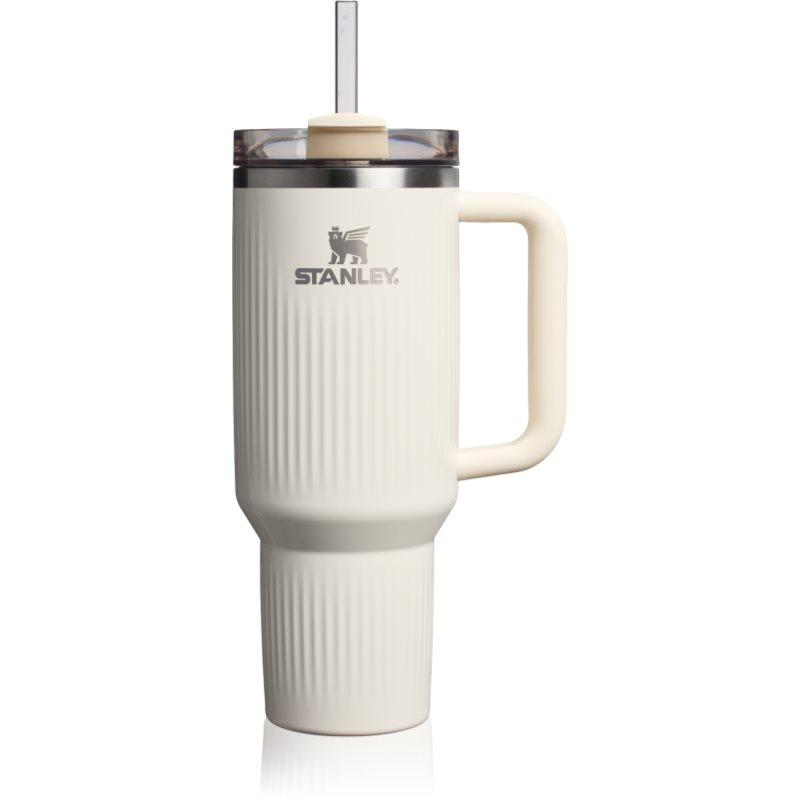 Stanley Quencher H2.O FlowState™ Tumbler nerezový tumbler s brčkem velký Cream Gloss 1180 ml
