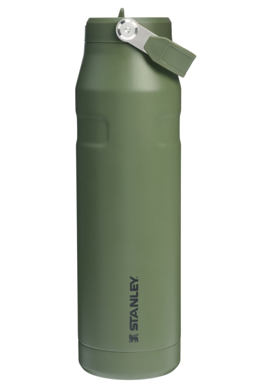 Stanley termoláhev the iceflow bottle flip strap dried pine 1,1 l