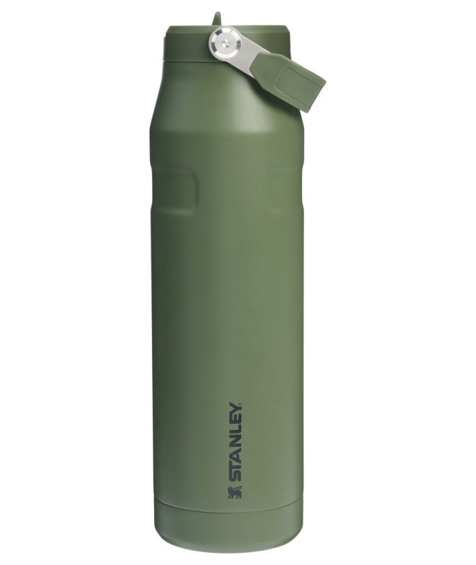 Stanley termoláhev the iceflow bottle flip strap dried pine 1,1 l