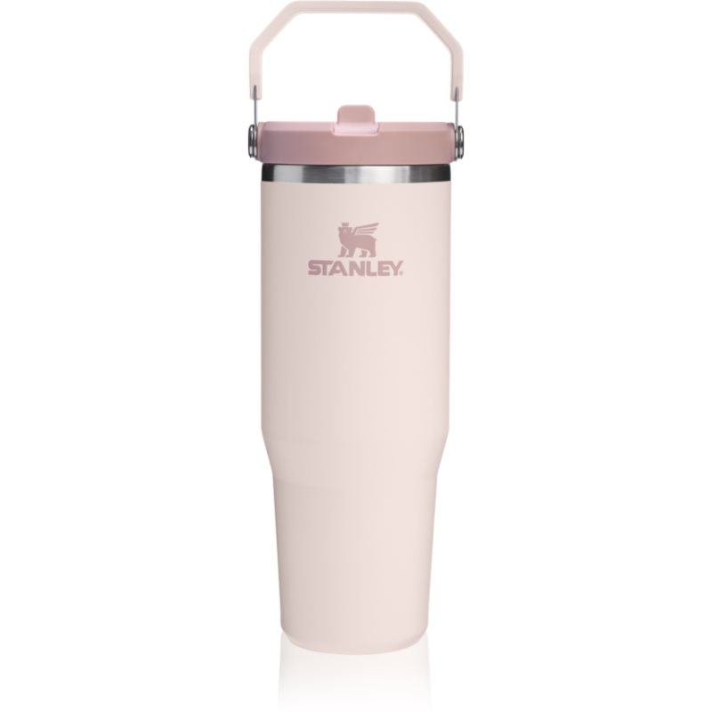 Stanley IceFlow™ Flip Straw Tumbler nerezová láhev na vodu Rose Quartz 890 ml