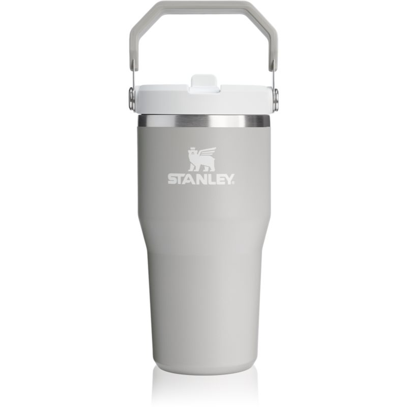 Stanley IceFlow™ Flip Straw Tumbler nerezová láhev na vodu Ash 600 ml