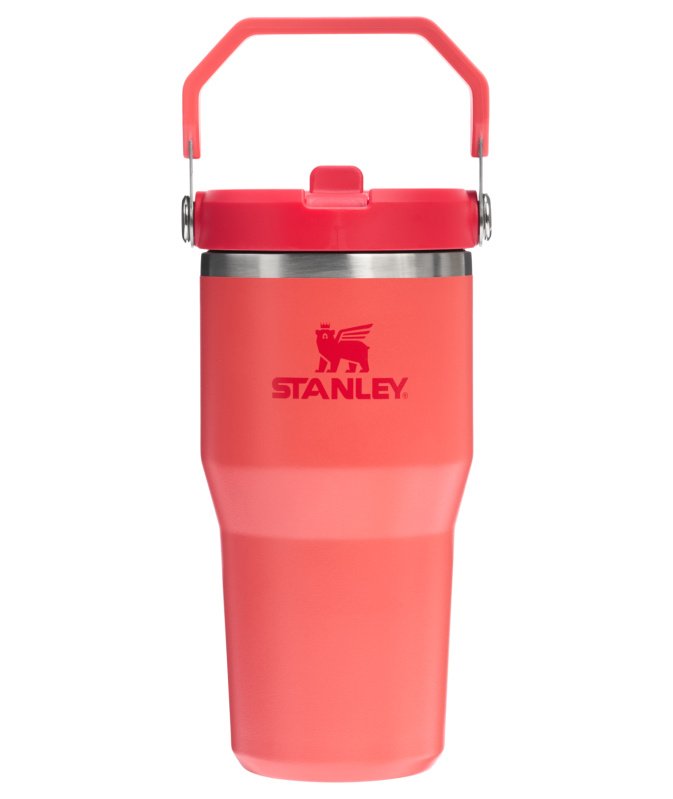 Stanley 1913 Termoláhev s integrovanou slámkou The IceFlow™ Tumbler 600 ml Hot Coral