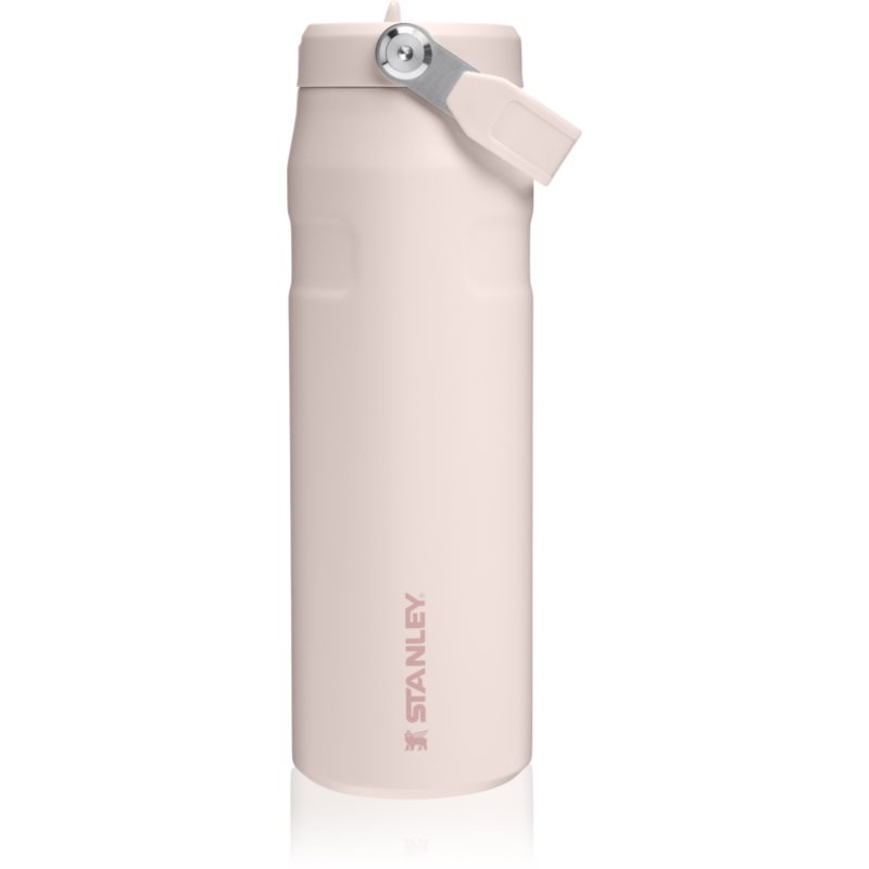 Stanley IceFlow™ Flip Straw Bottle nerezová láhev na vodu s brčkem Rose Quartz 710 ml