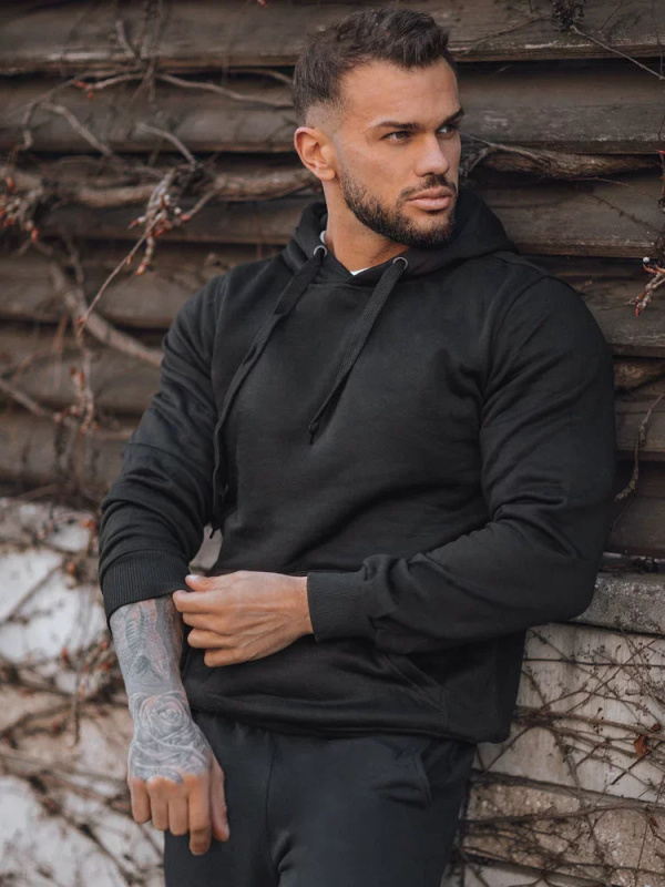 Černá pánská mikina Dstreet BX2028z XL