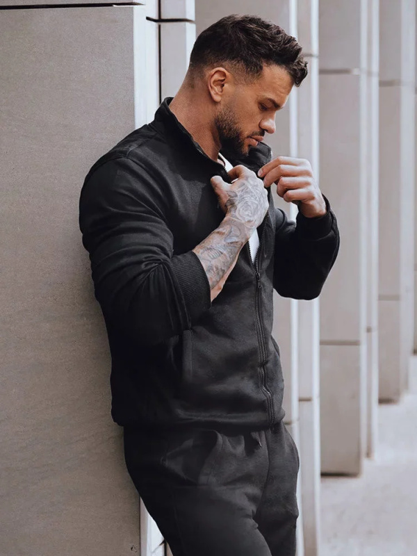 Pánská mikina černá Dstreet BX4110z Velikost: M