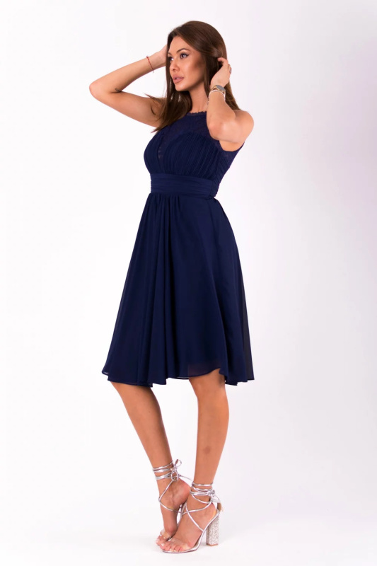 Dámské šaty R1306B model 125251 - YourNewStyle tmavě modrá M