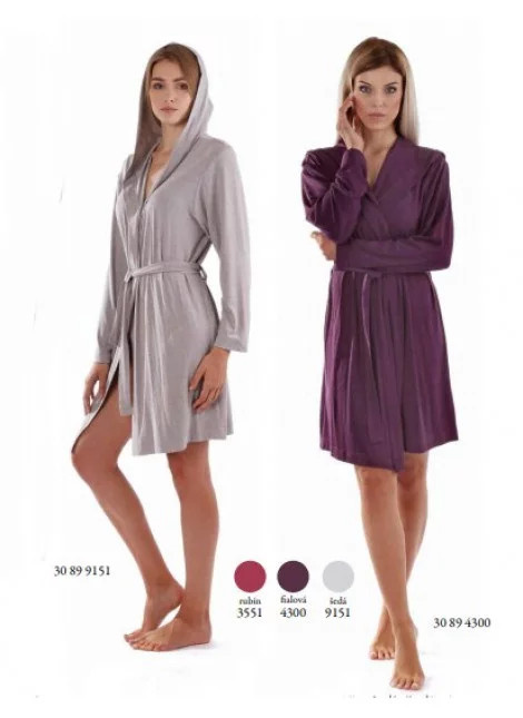 Dámský župan Angora 30 59 3551 rubínová - Vestis vínová M