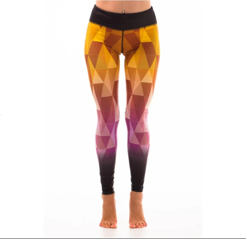 Dámské fitness legíny Six Deuce Nefertari SD-3850-YEPI - Litexo S