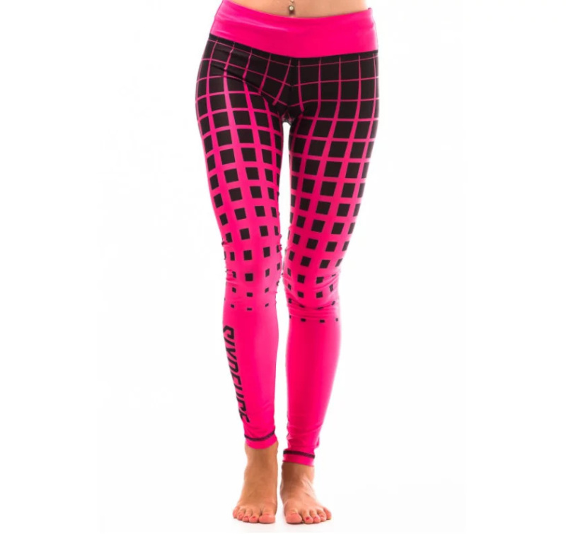 Dámské fitness legíny Six Deuce Pink Halftone - růžová - Litexo XS