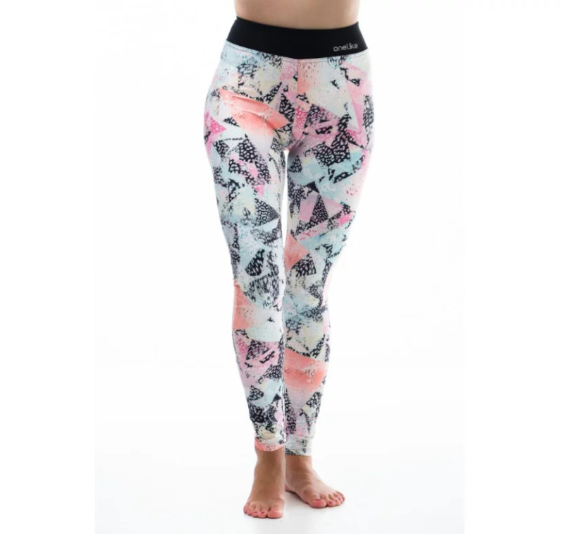 Dámské barevné legíny Amsterdam A6102 multicolor - Litex S