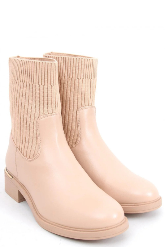 Dámské kotníkové boty 8509 - Inello 36 béžová