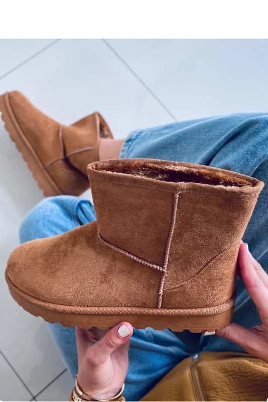 Dámské sněhule model 85-848 hnědá - Inello 38 Hnědá