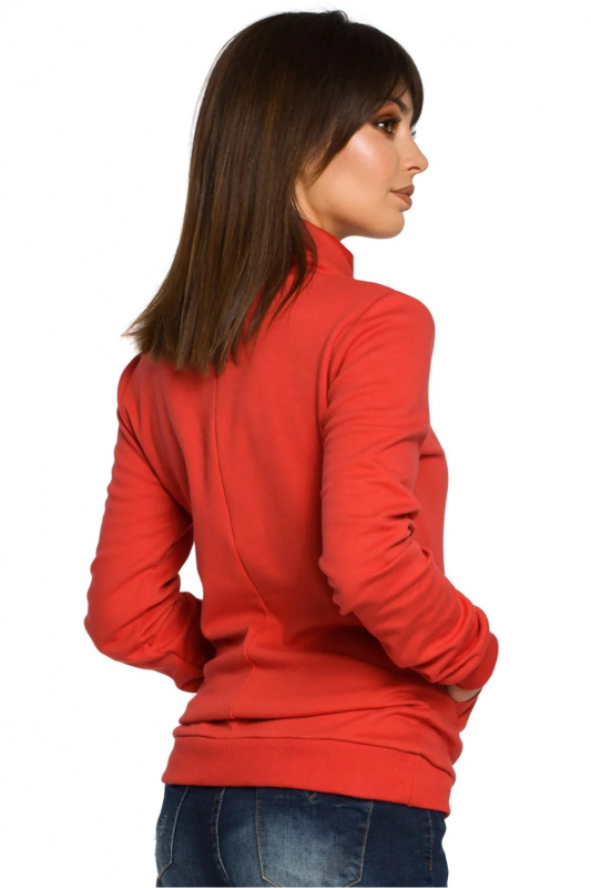 Dámská mikina MB055 - BEwear S-36 cihlová