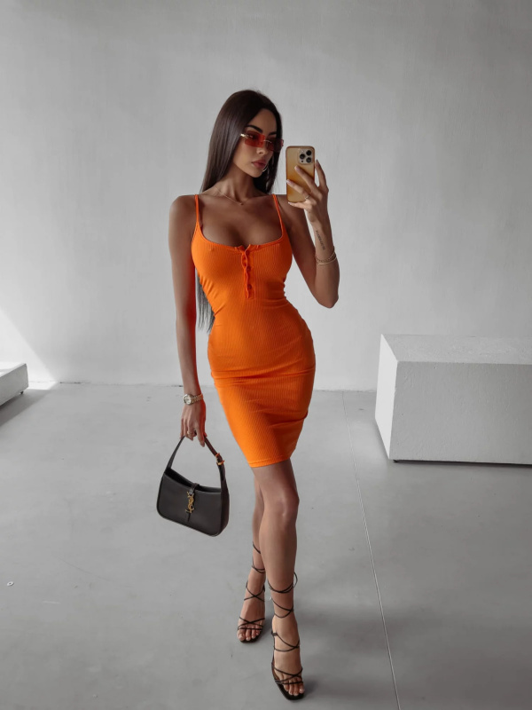 Dámské šaty 279133 pomerančové - Ola Voga S