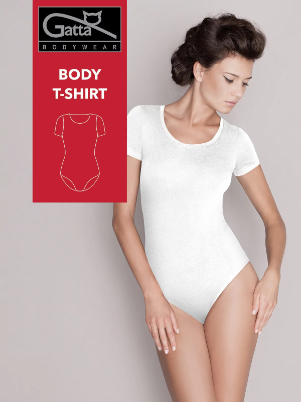 Dámské body T-shirt 5571S Bílá - Gatta bílá M
