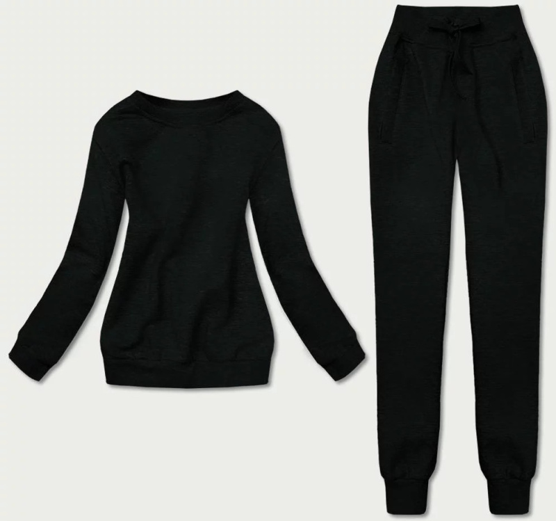 Dámský teplákový komplet 68C20383-3 Černá - J:STYLE černá S