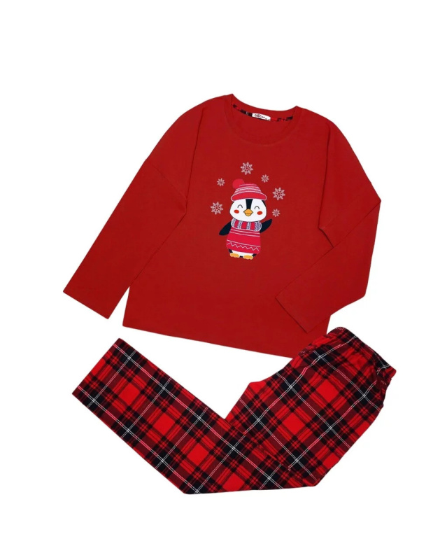 Dámské pyžamo 165/030 červená - Karol 2XL