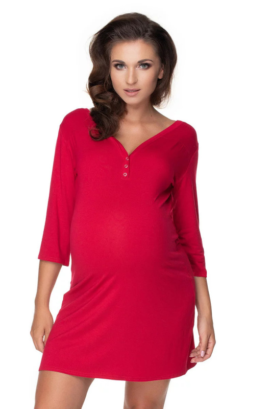 Dámská noční košilka model 138231 bordo - PeeKaBoo S/M