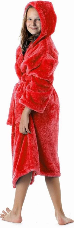 Dětský župan s kapucí Lilly Extra 9120 - Vestis fialová 128