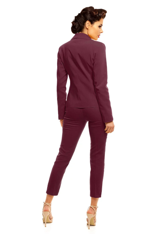 Dámské sako model 140574 - Cabba vínová 46