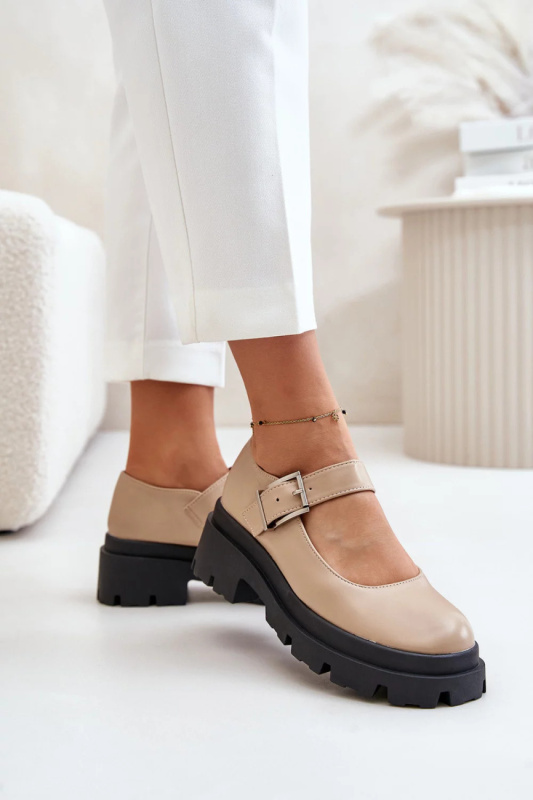 Polobotky 1813 béžové - Step in style 41