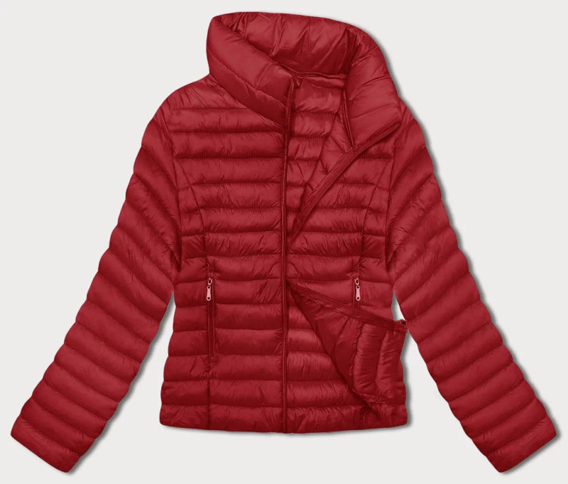 Červená dámská bunda se stojáčkem (16M9111-270) - Goodlooking M