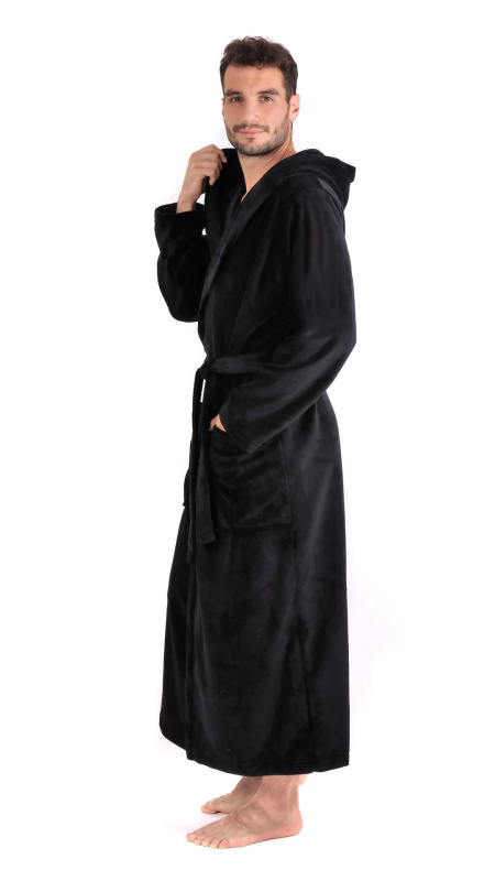 župan Milano s kapucí 3130 černý - Vestis M