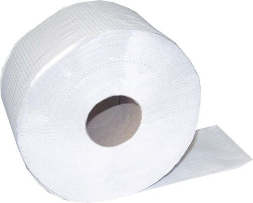 Toaletní papír Jumbo, dvouvrstvý, celuloza, 12 rolí