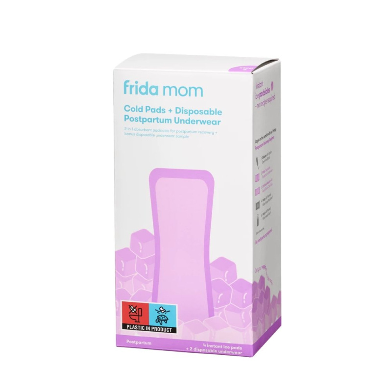 FRIDA MOM Chladicí ice maxi vložky a jednorázové poporodní kalhotky