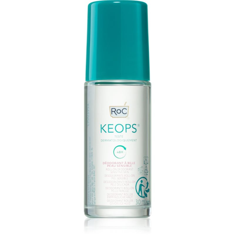 RoC Keops Sensitive deodorant roll-on pro citlivou pokožku 48h 30 ml
