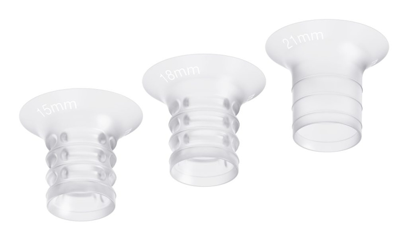 Medela Vložky do prsních nástavců silikonové (2x21mm, 2x18mm, 2x15mm)