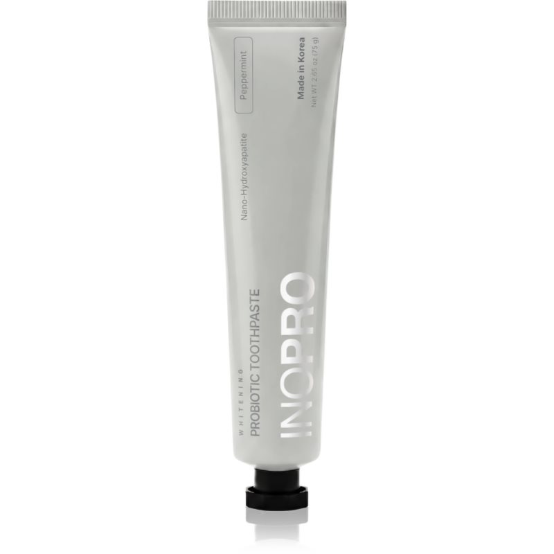 InoPro Probiotic Toothpaste bělicí zubní pasta bez fluoridu příchuť Peppermint 75 g