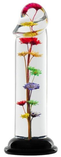 LOVISS - Helichrysum - Garden Flower Dildo Smooth - Transparent