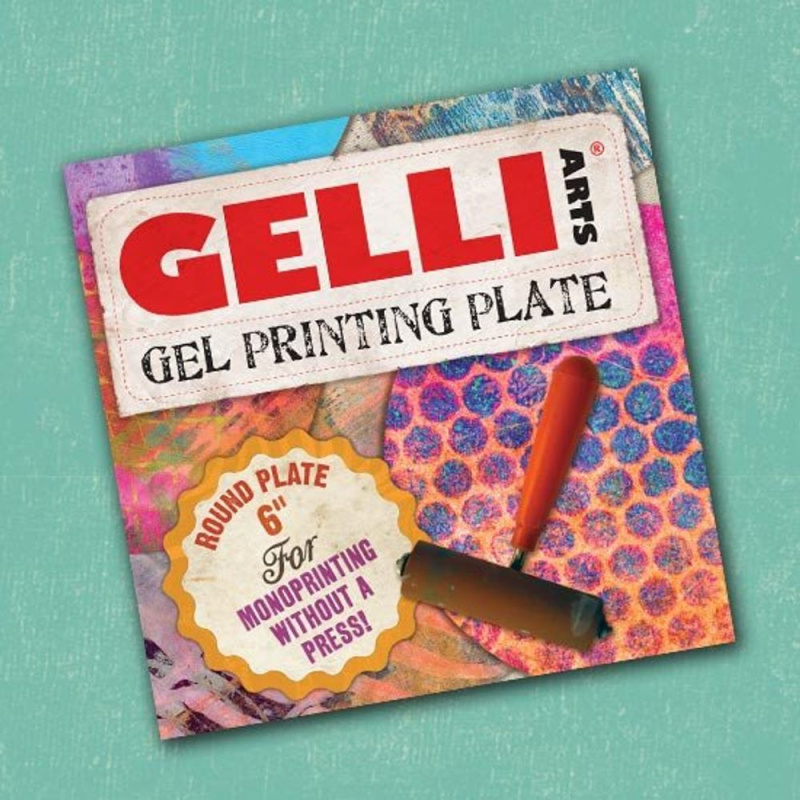 Gelli Arts Gelová podložka Gelli Plate, kruh - VYBERTE VELIKOST - Gelová podložka Gelli Plate - kruh o 6" (o 15,2 cm)
