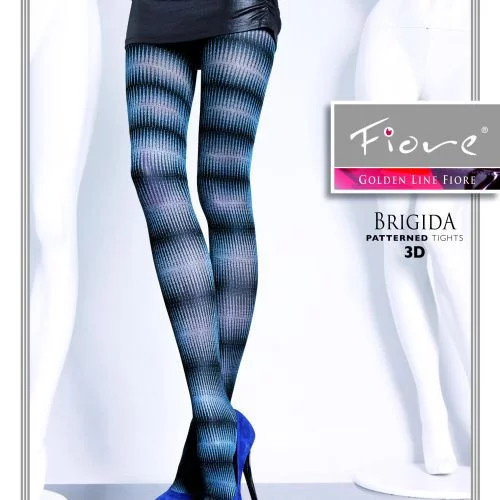 Dámské pungrčochové kalhoty Brigida G 5250 60 DEN - Fiore navy blue 2