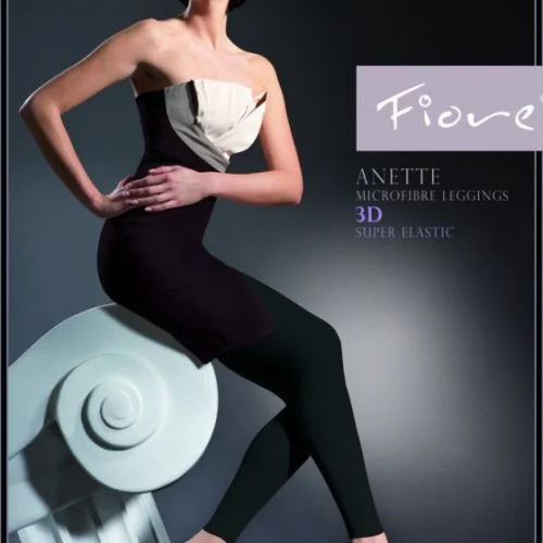 Dámské legíny Anette Microfibre Leggings 3D E 6000 120 DEN - Fiore švestková 2-S