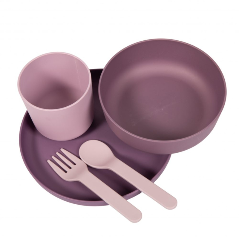 Bo Jungle Jídelní sada CPLA 5 ks Pink