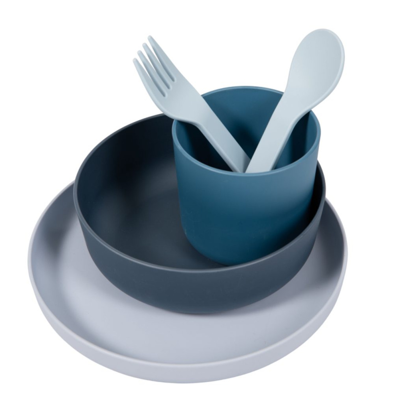 Bo Jungle Jídelní sada CPLA 5 ks Blue