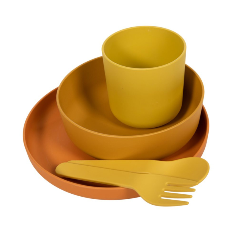 Bo Jungle jídelní sada CPLA 5ks Ochre