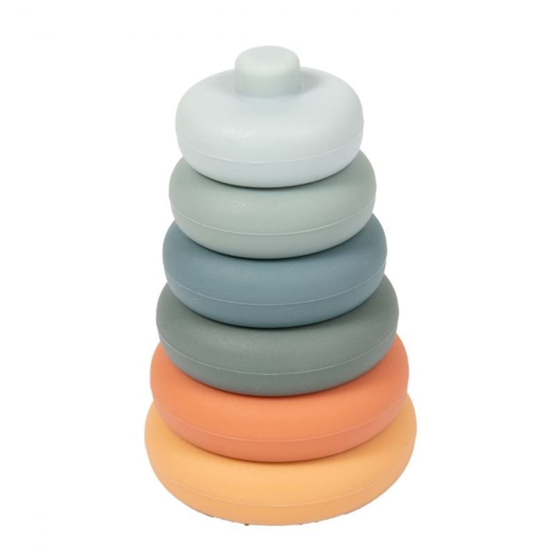 Bo Jungle silikonová stohovací kousátka B-Silicone Rounds