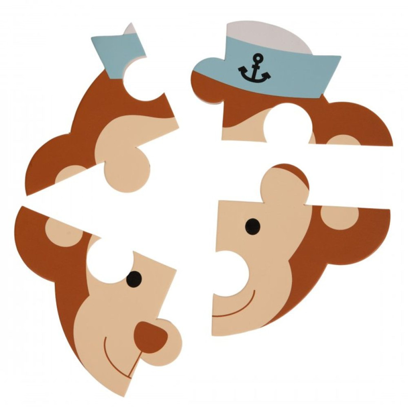 Bo Jungle pěnové puzzle B-Animal Monkey/Bear/Koala