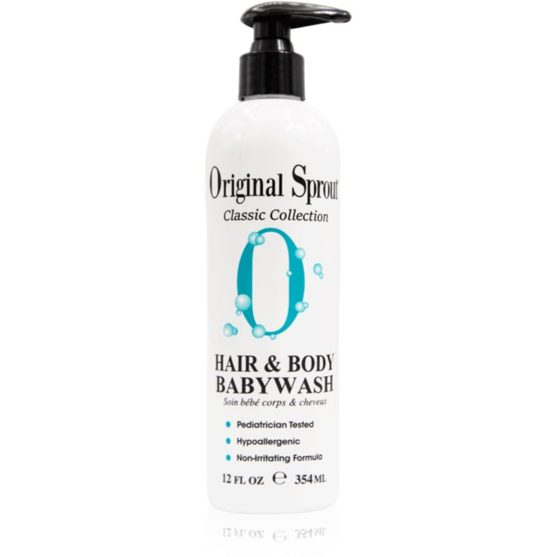 Original Sprout Classic Collection Hair & Body Babywash mycí gel na tělo a vlasy pro citlivou pokožku pro děti pH 6,0 – 7,0 346 ml