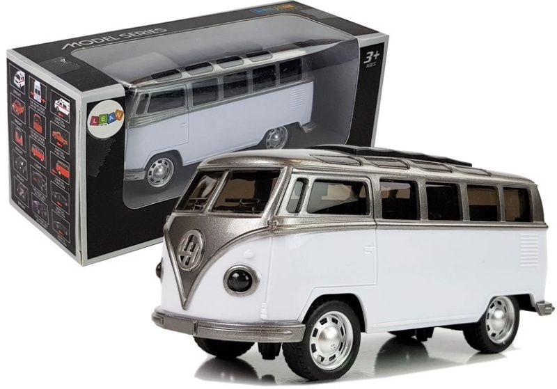 Lean Toys Autobus s pohonem a zvukem White