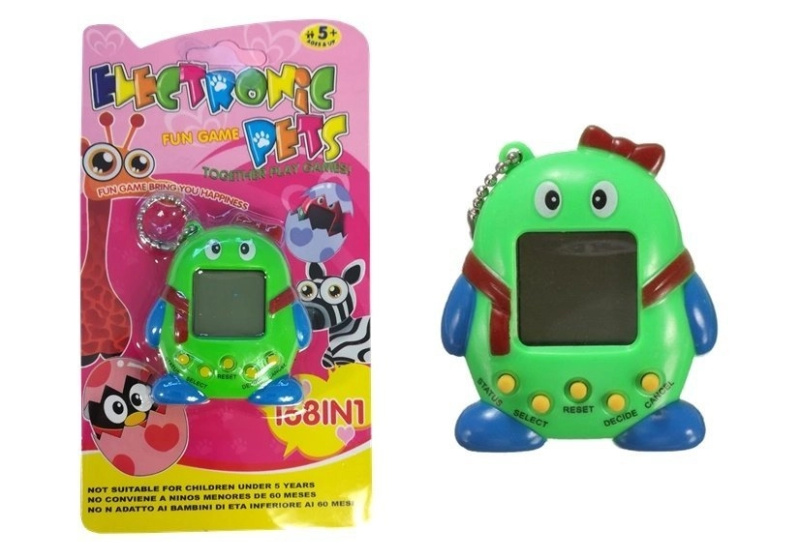 Elektronické Zvířátko Tamagotchi s Zelenou Kokardou