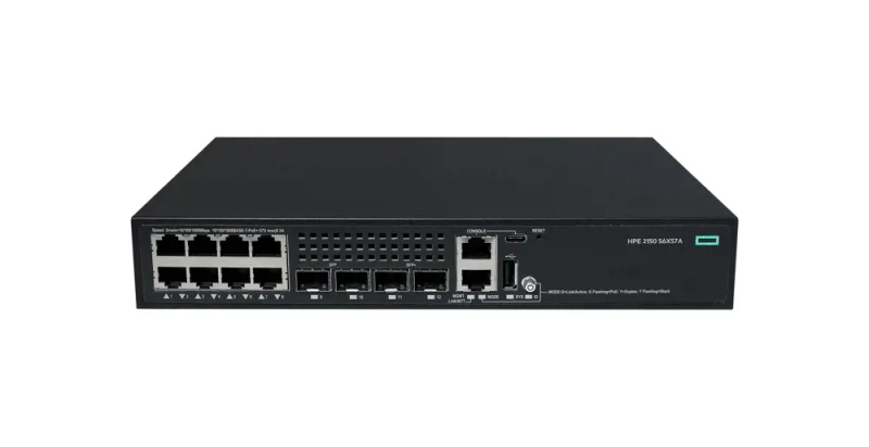 HPE NW CW 2150 8G PoE+ 2F 2P 125W Switch