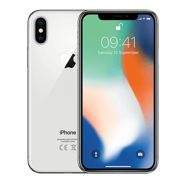 Apple iPhone X 64GB Stříbrná třídy Zánovní