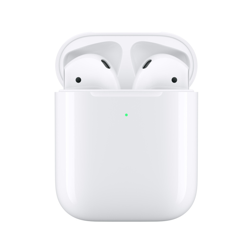 Apple AirPods 2 s bezdrátovým nabíjecím pouzdrem Bílá třídy Výborný (Použité)