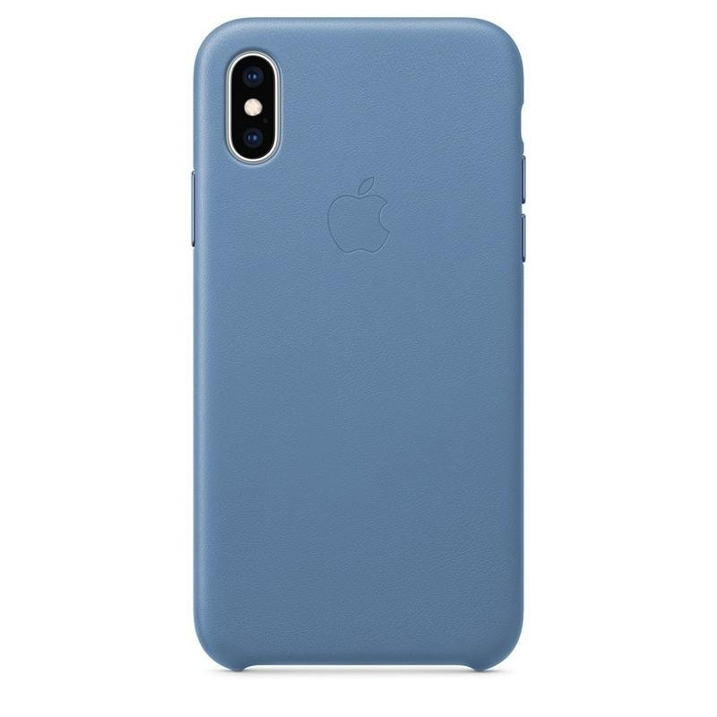 Apple kožené pouzdro iPhone X/XS Cornflower