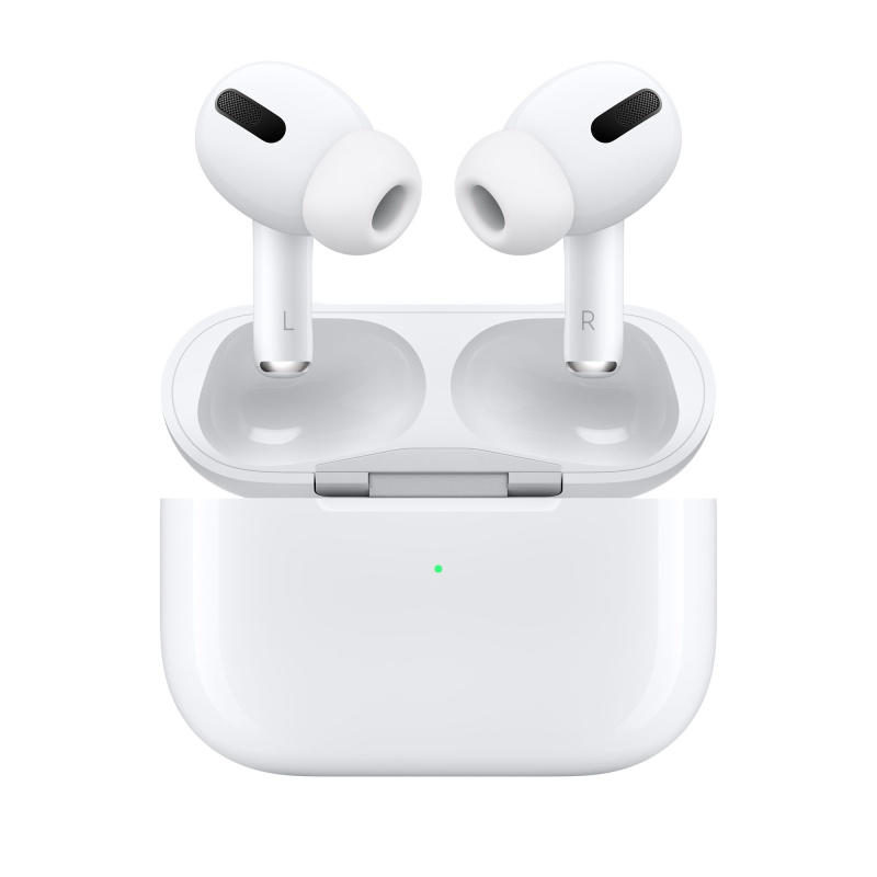 AirPods Pro 1 s bezdrátovým nabíjecím pouzdrem Bílá třídy Velmi dobrý