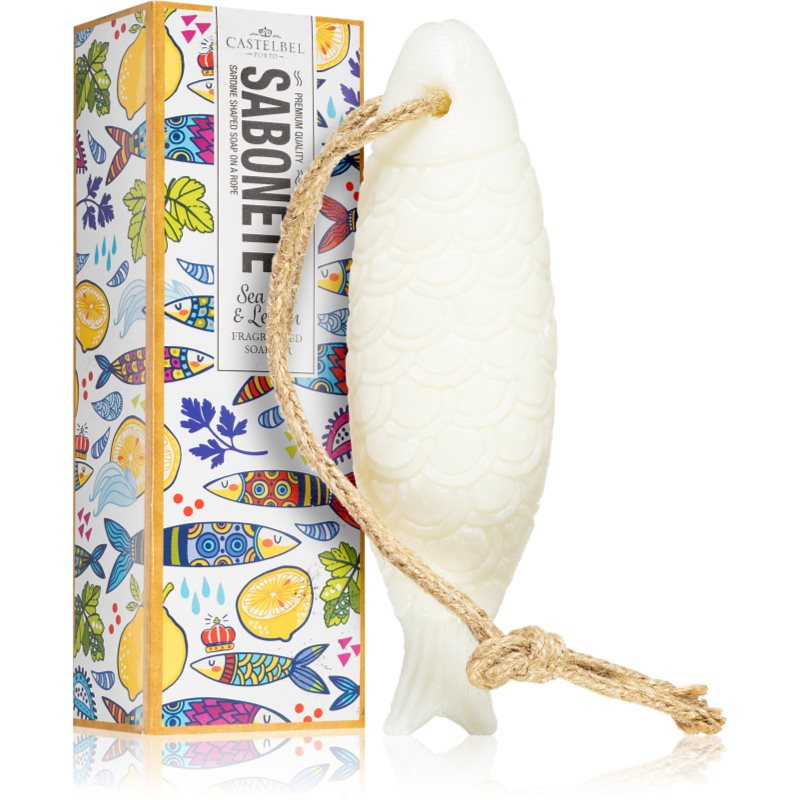 Castelbel Sardine Sea Salt & Lemon tuhé mýdlo 80 g